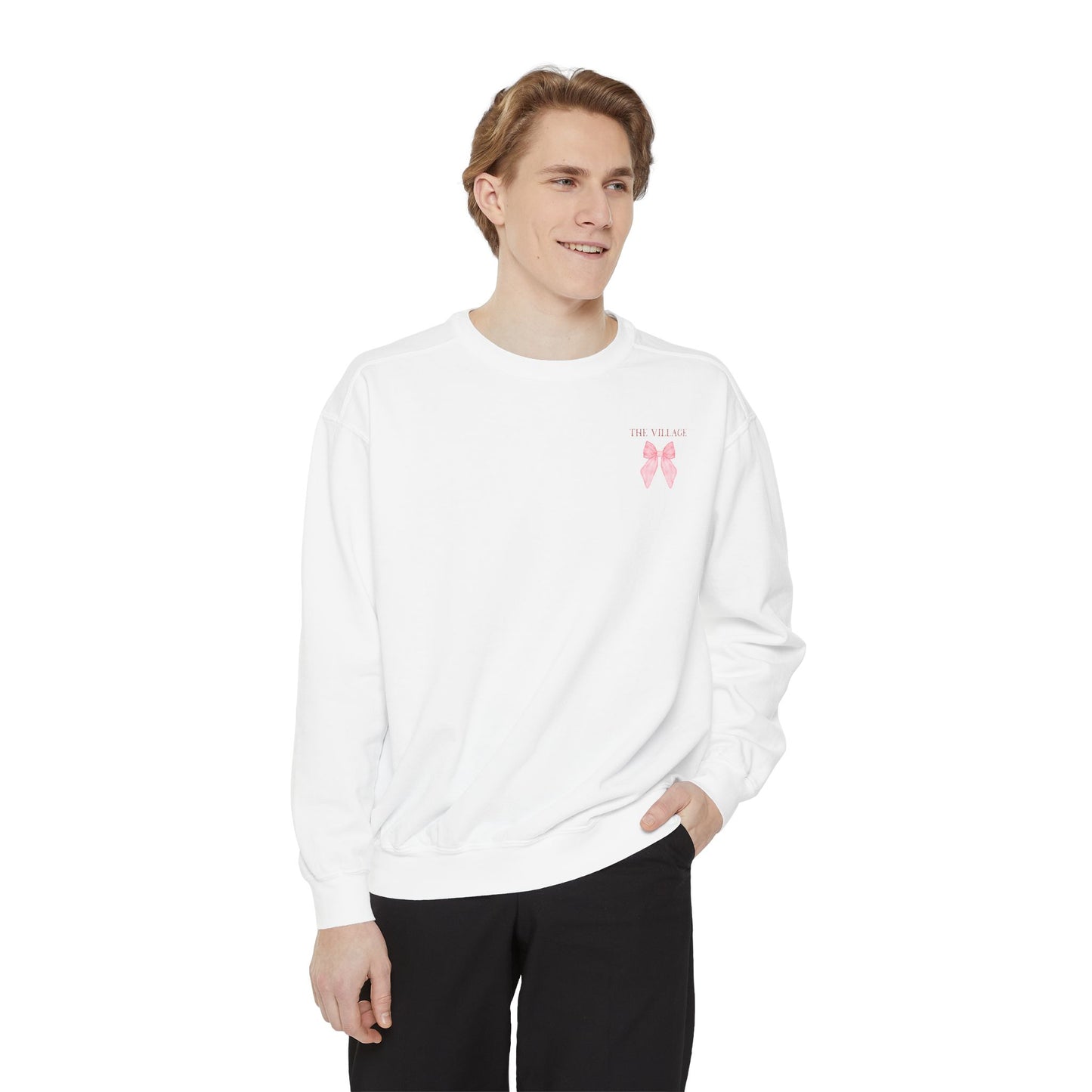 The Village Bow Crewneck 80% Cotton