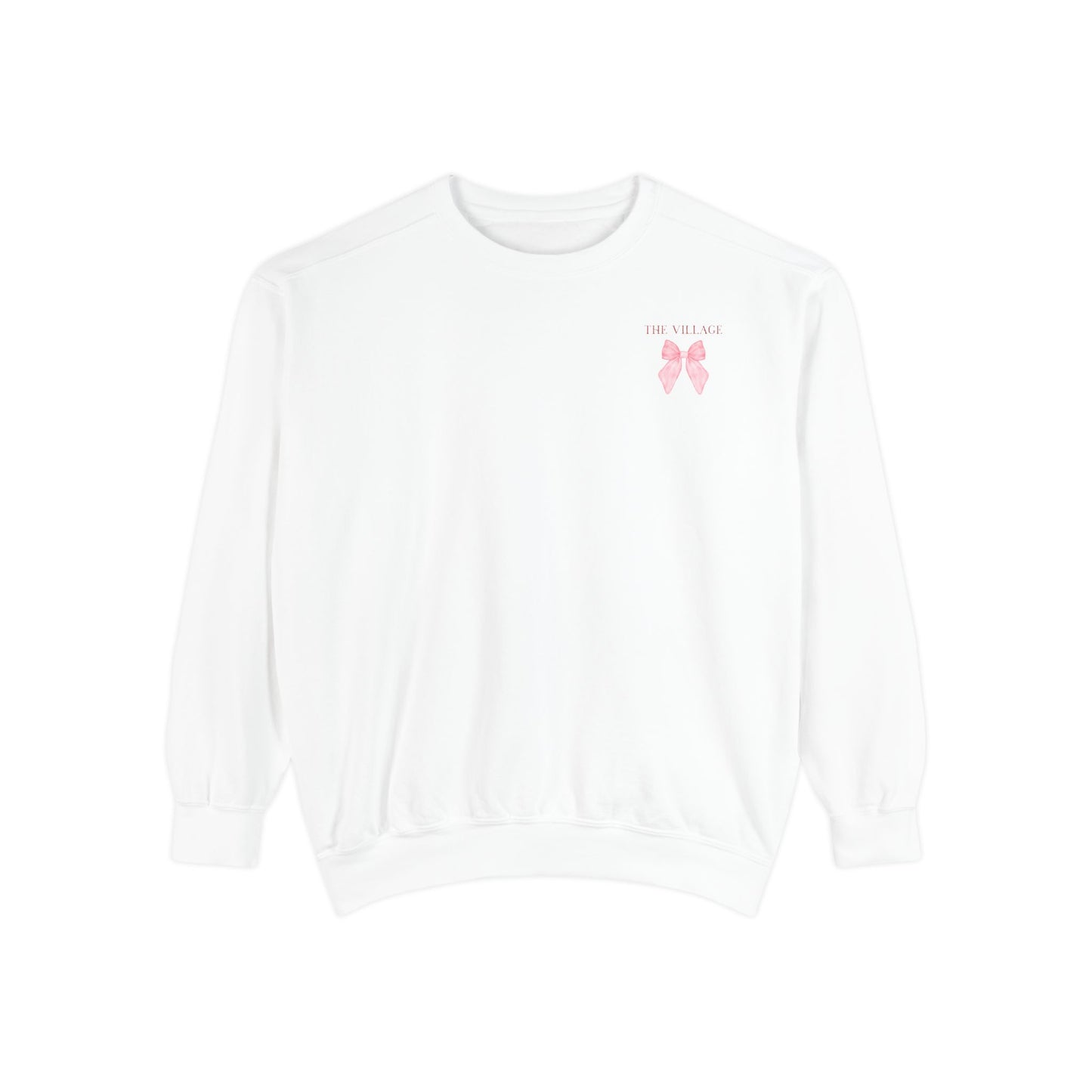 The Village Bow Crewneck 80% Cotton