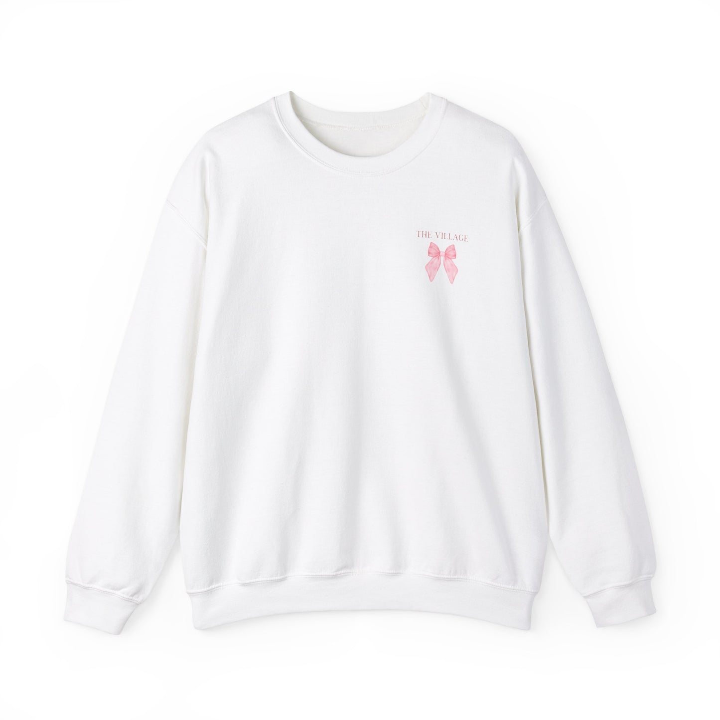 The Village Bow Crewneck 50% Cotton