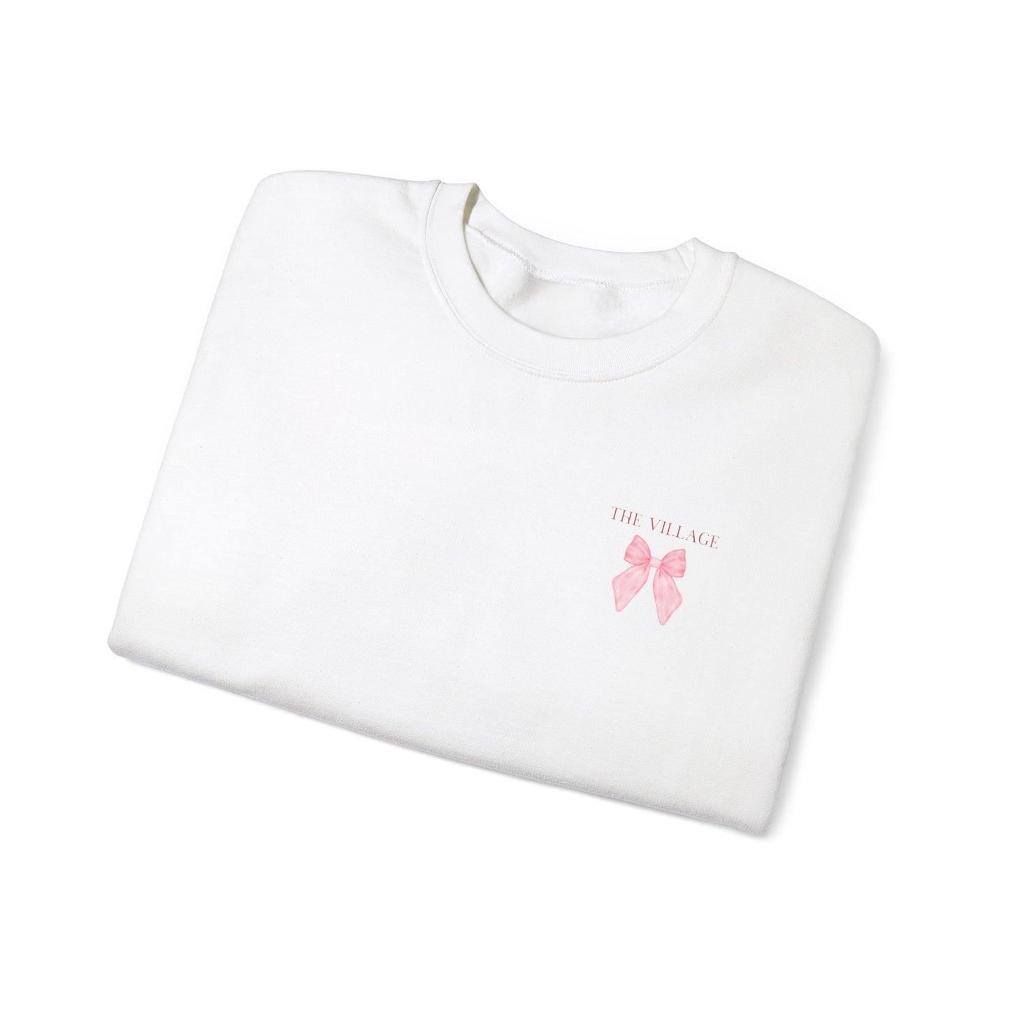 The Village Bow Crewneck 50% Cotton